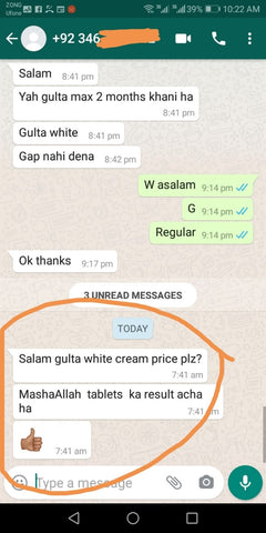 Gluta White Cream for Face Whitening & Brightening